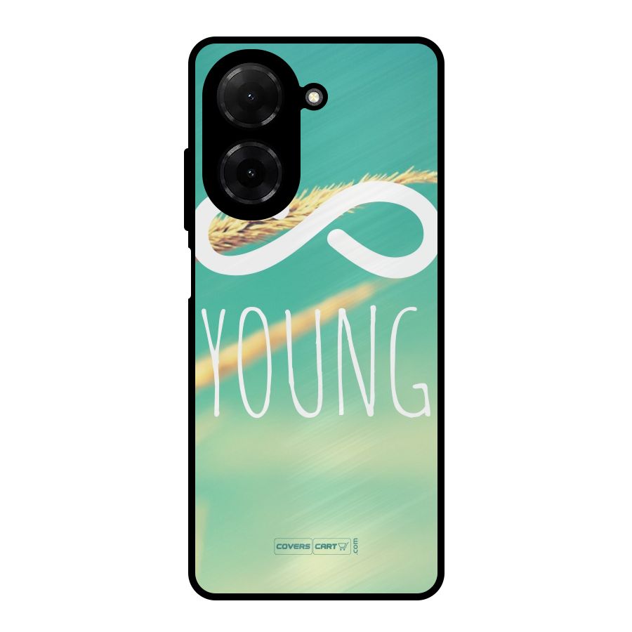 Infinity Young Metal Back Case for Poco C71