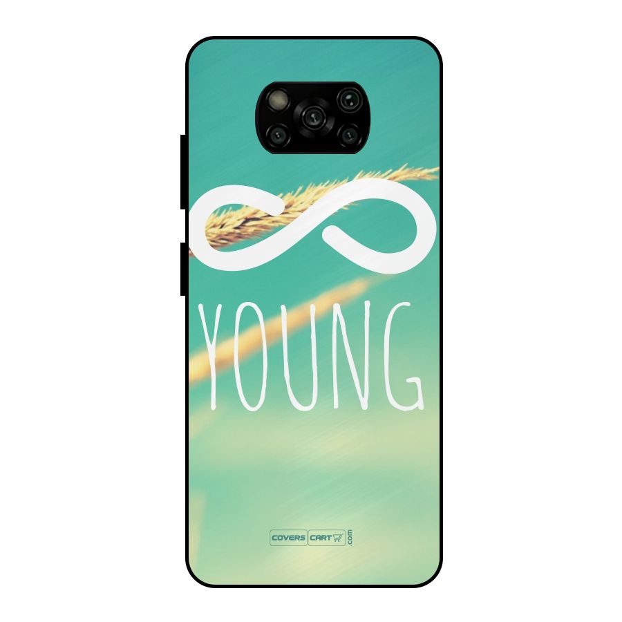 Infinity Young Metal Back Case for Poco X3