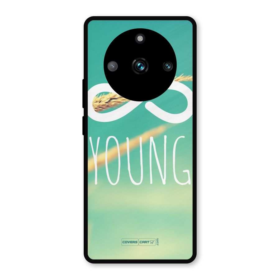 Infinity Young Metal Back Case for Realme 11 Pro Plus