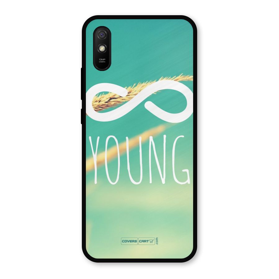 Infinity Young Metal Back Case for Redmi 9i