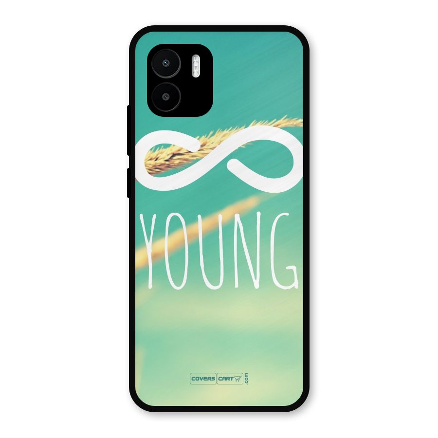 Infinity Young Metal Back Case for Redmi A2