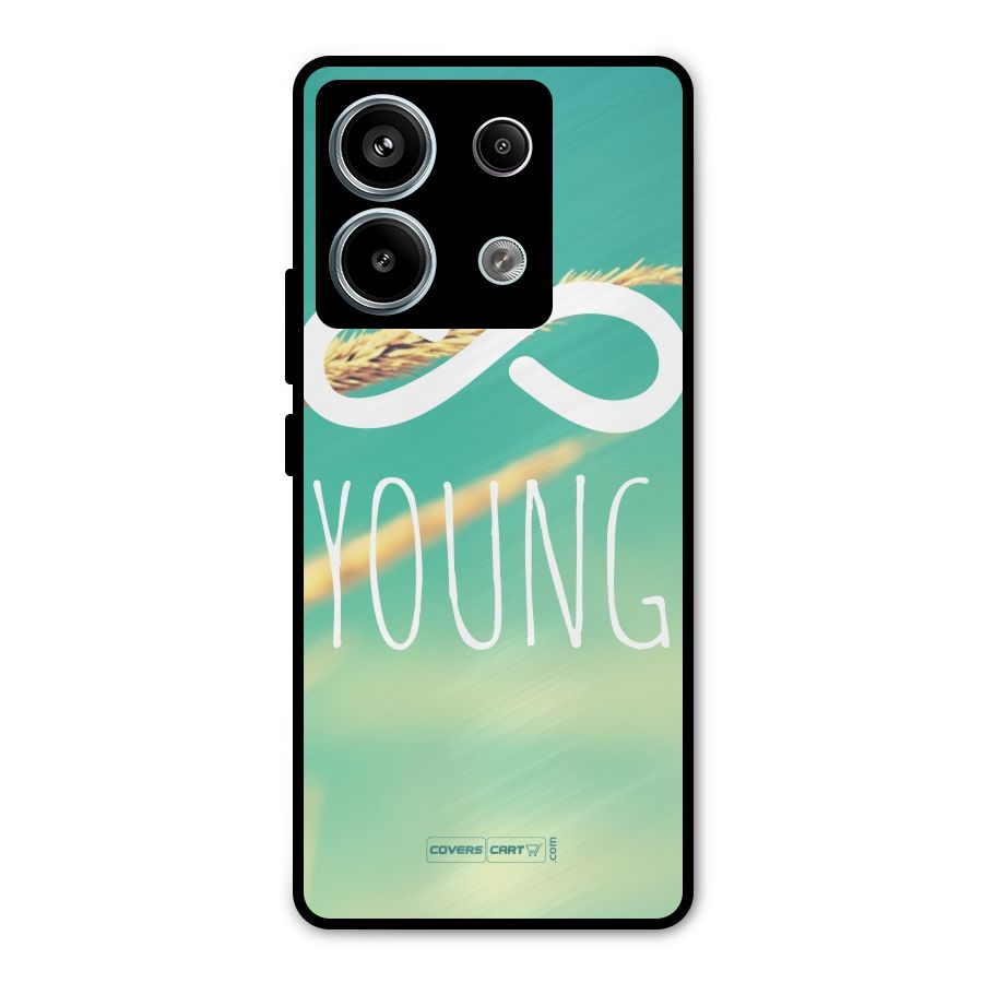 Infinity Young Metal Back Case for Redmi Note 13 Pro 5G