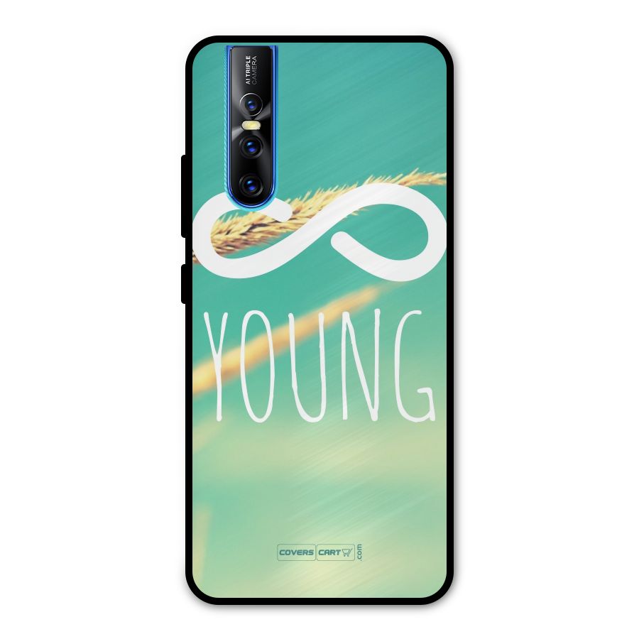 Infinity Young Metal Back Case for Vivo V15 Pro