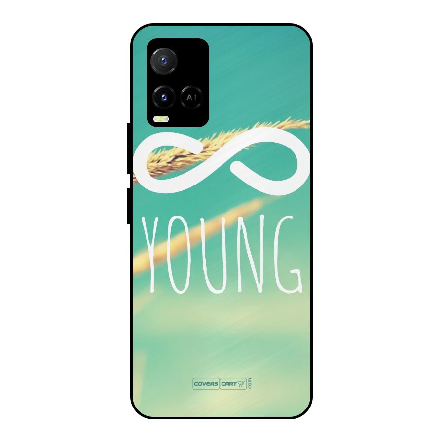 Infinity Young Metal Back Case for Vivo Y21