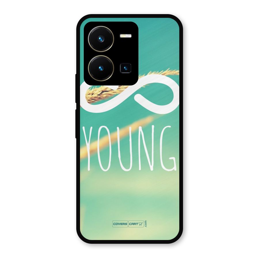 Infinity Young Metal Back Case for Vivo Y35