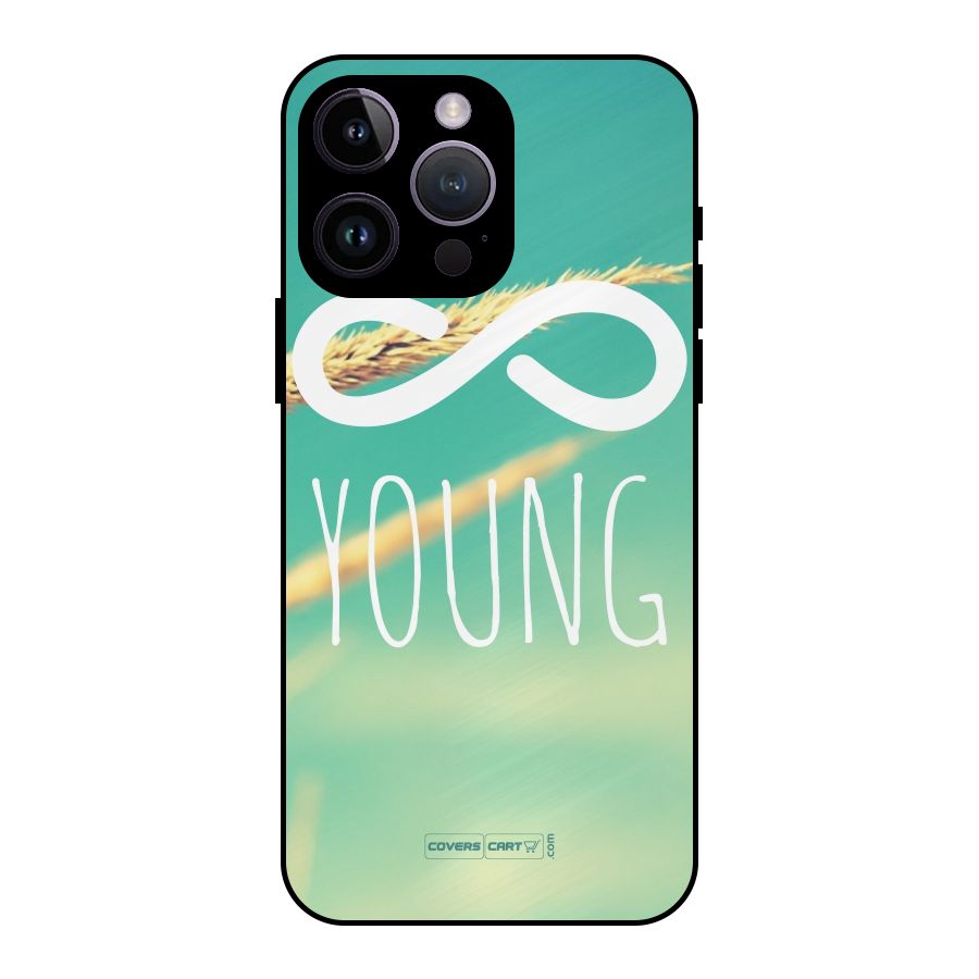 Infinity Young Metal Back Case for iPhone 14 Pro Max