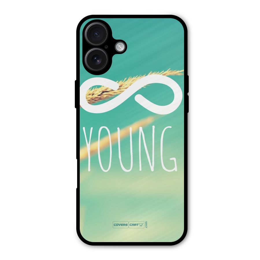 Infinity Young Metal Back Case for iPhone 16 Plus