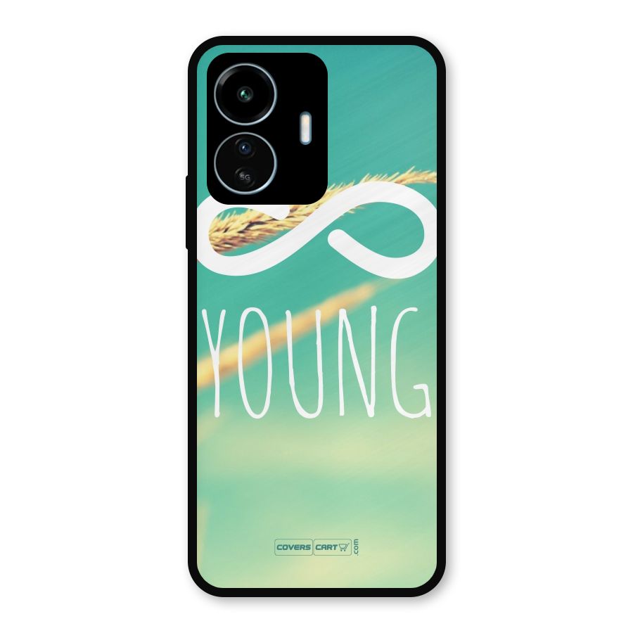 Infinity Young Metal Back Case for vivo iQOO Z6 Lite 5G