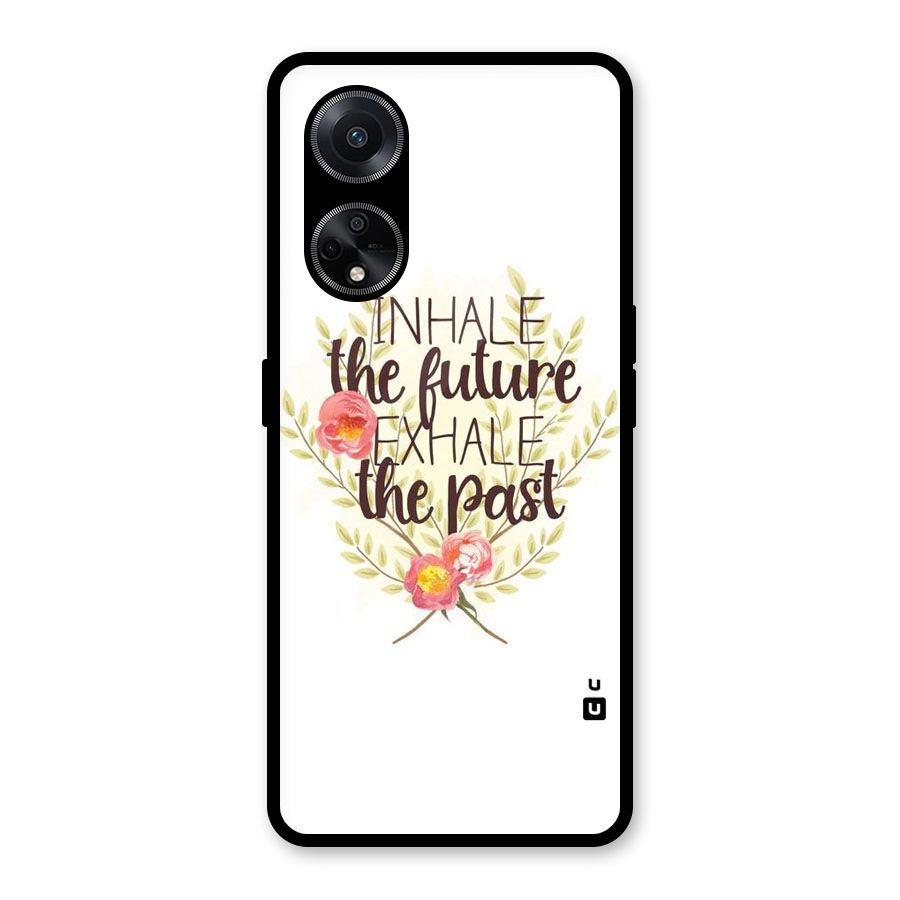 Inhale Future Glass Back Case for Oppo F23
