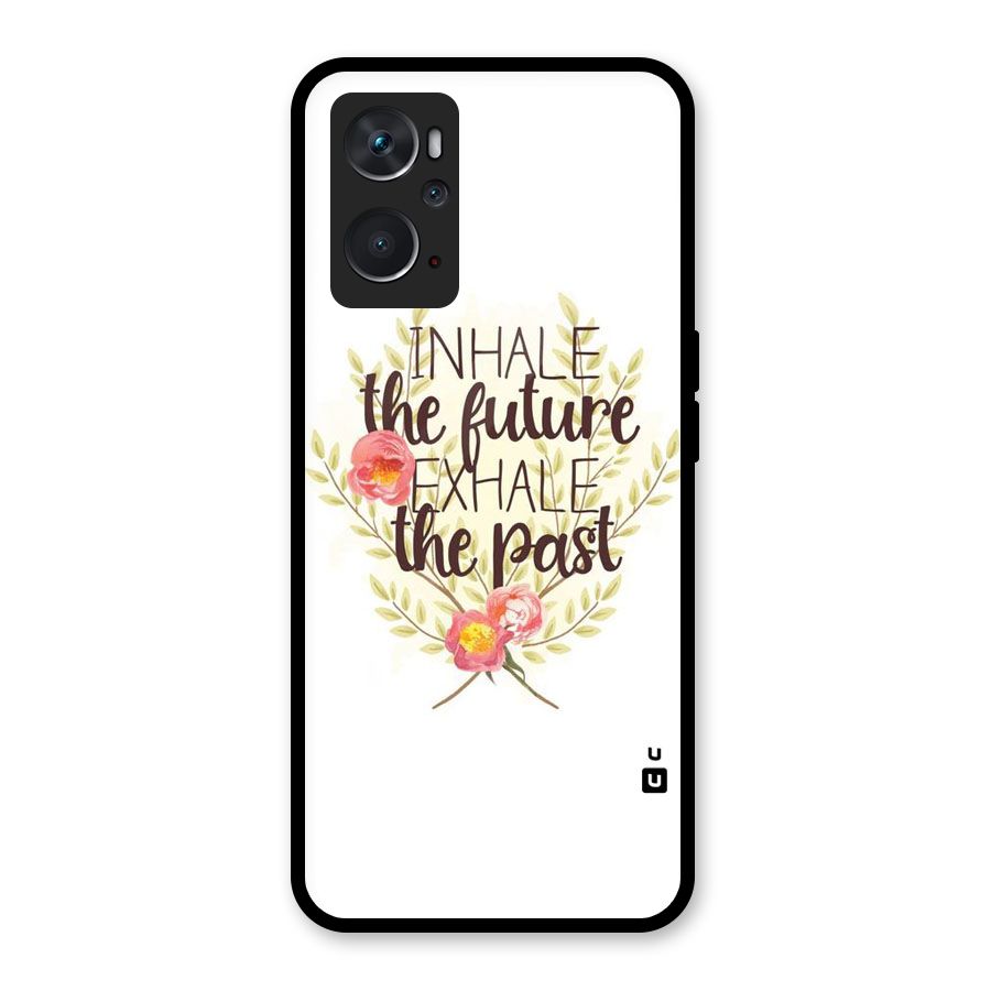 Inhale Future Glass Back Case for Oppo K10 4G