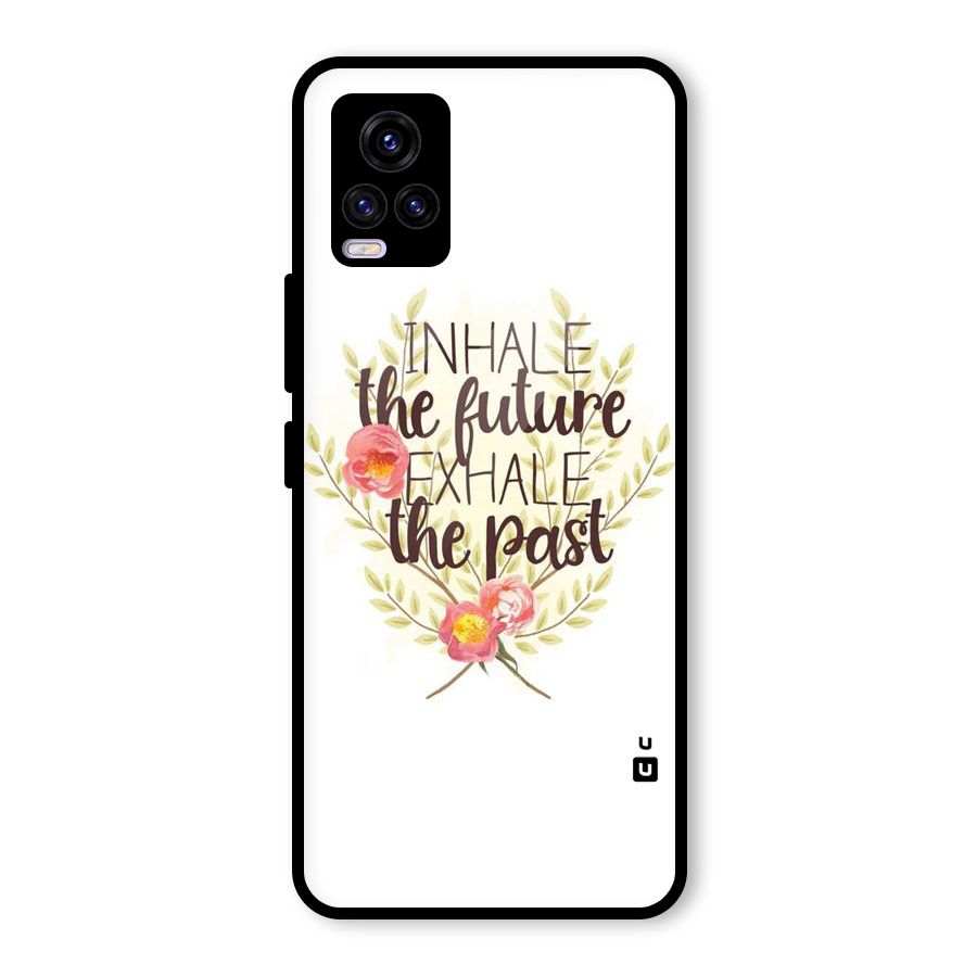 Inhale Future Glass Back Case for Vivo V20 2021