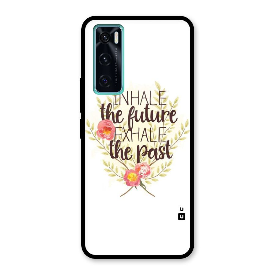 Inhale Future Glass Back Case for Vivo V20 SE