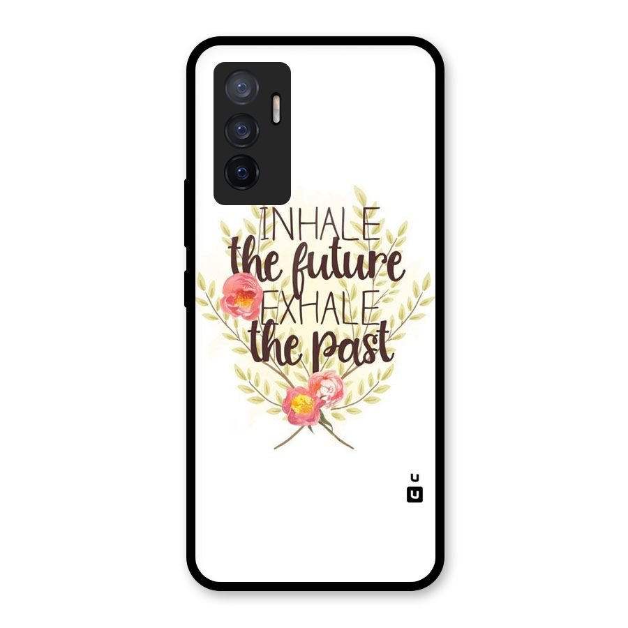 Inhale Future Glass Back Case for Vivo V23e