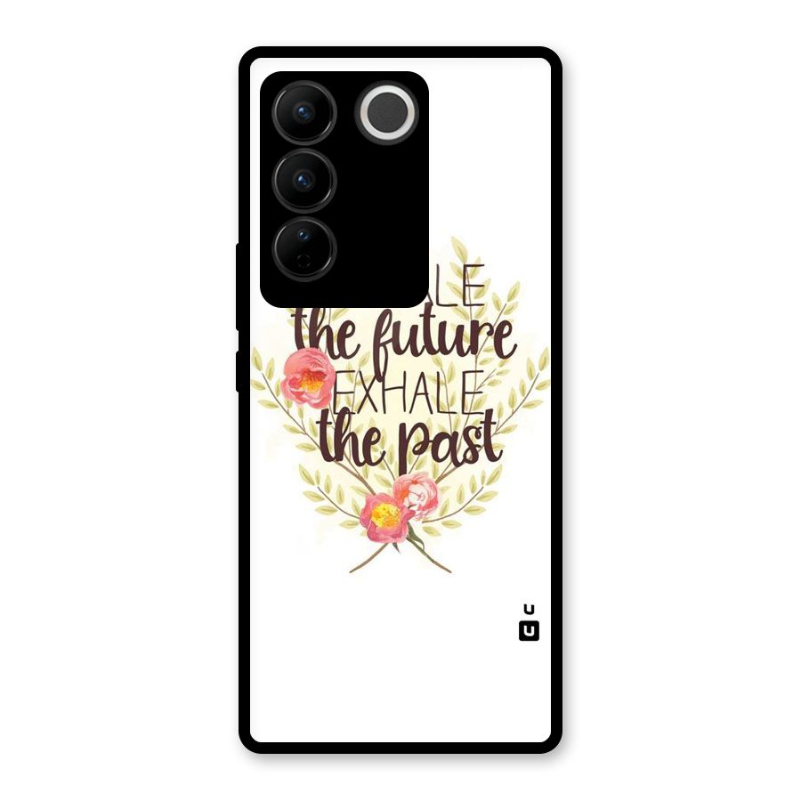 Inhale Future Glass Back Case for Vivo V27 Pro