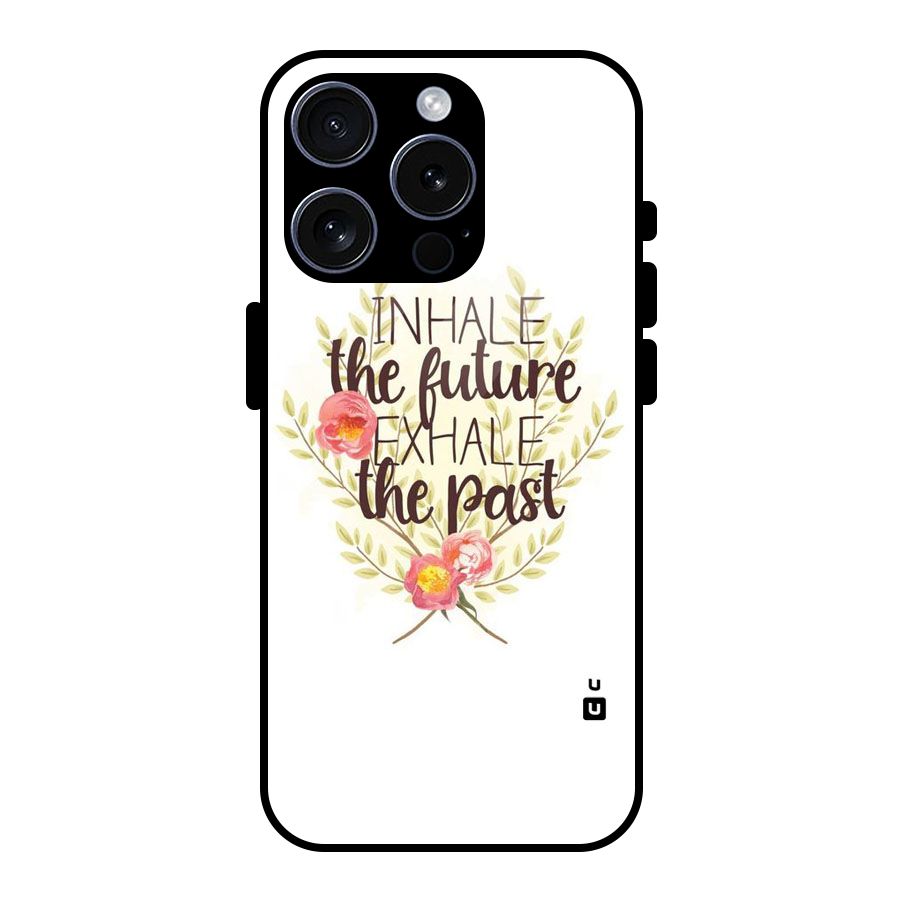 Inhale Future Glass Back Case for iPhone 15 Pro