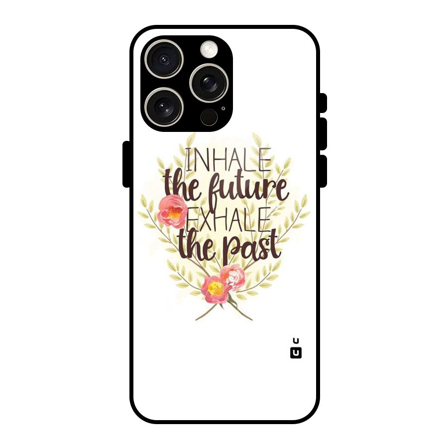 Inhale Future Glass Back Case for iPhone 15 Pro Max