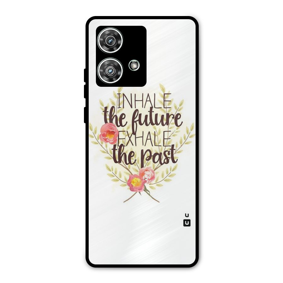 Inhale Future Metal Back Case for Motorola Edge 40 Neo