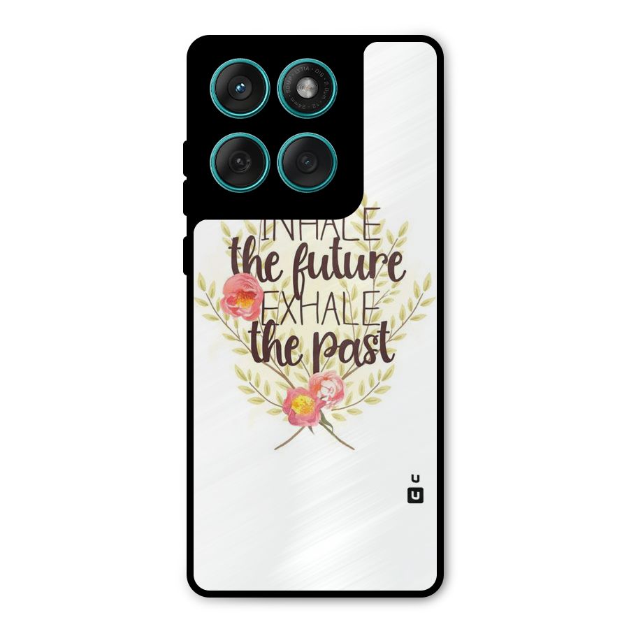 Inhale Future Metal Back Case for Motorola Edge 60 Fusion