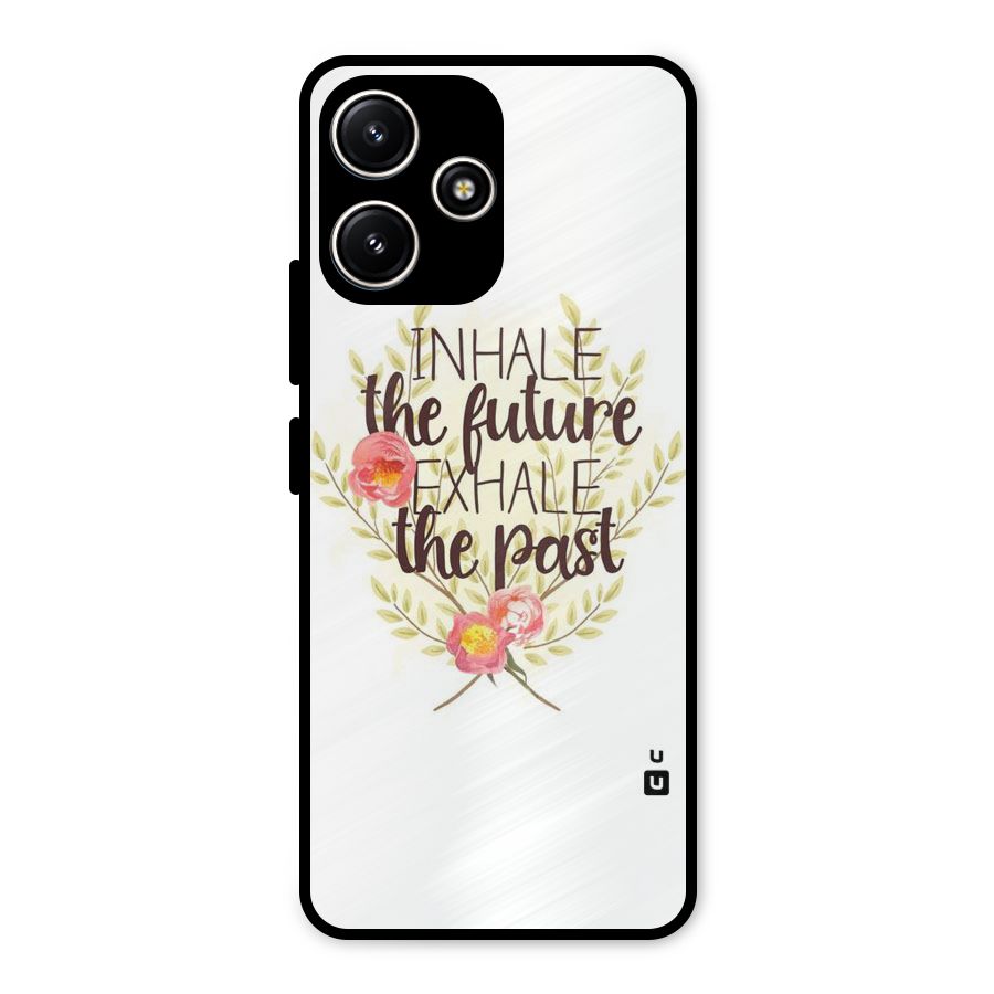 Inhale Future Metal Back Case for Poco M6 Pro