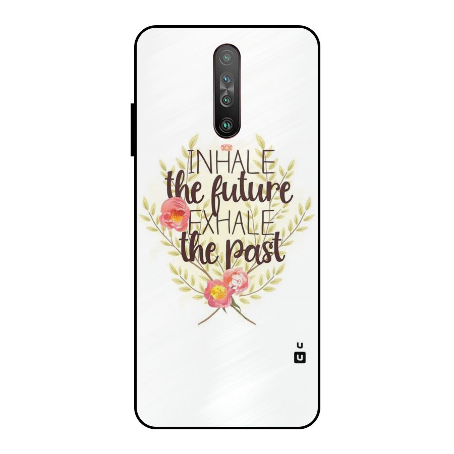 Inhale Future Metal Back Case for Poco X2