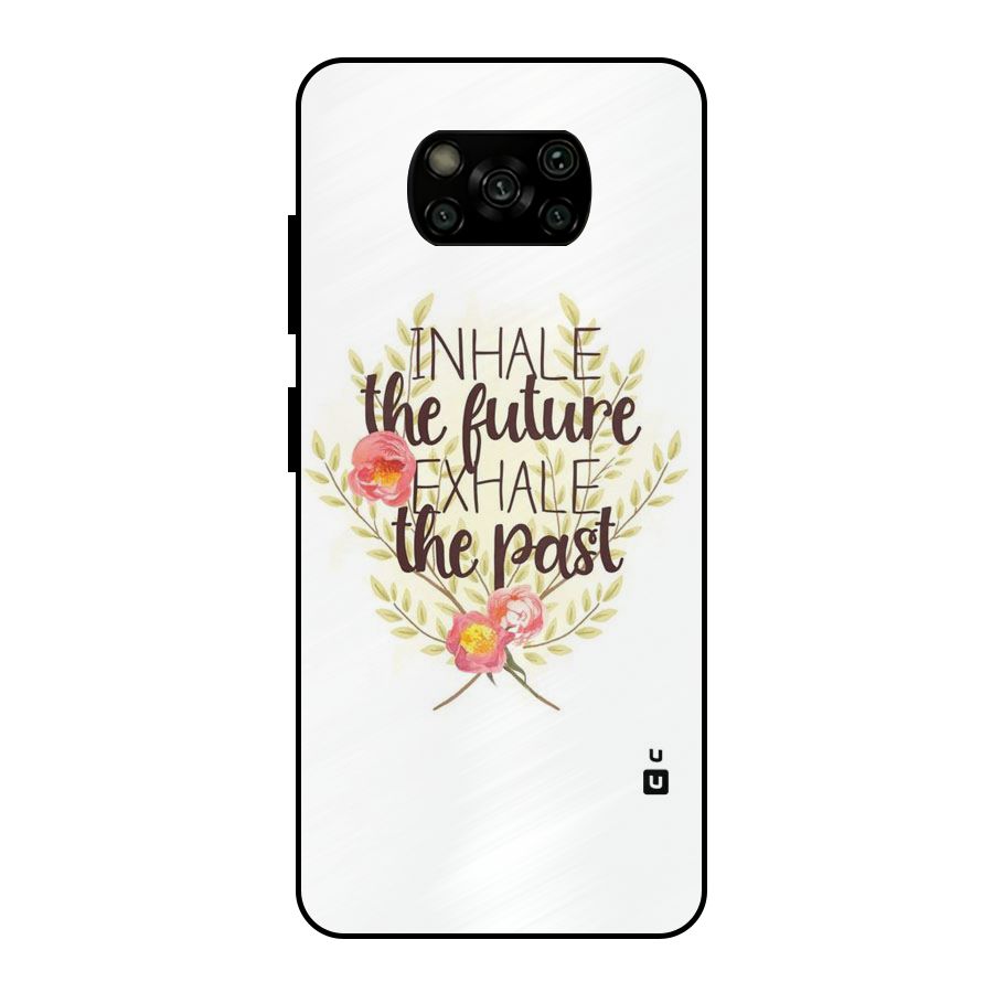 Inhale Future Metal Back Case for Poco X3