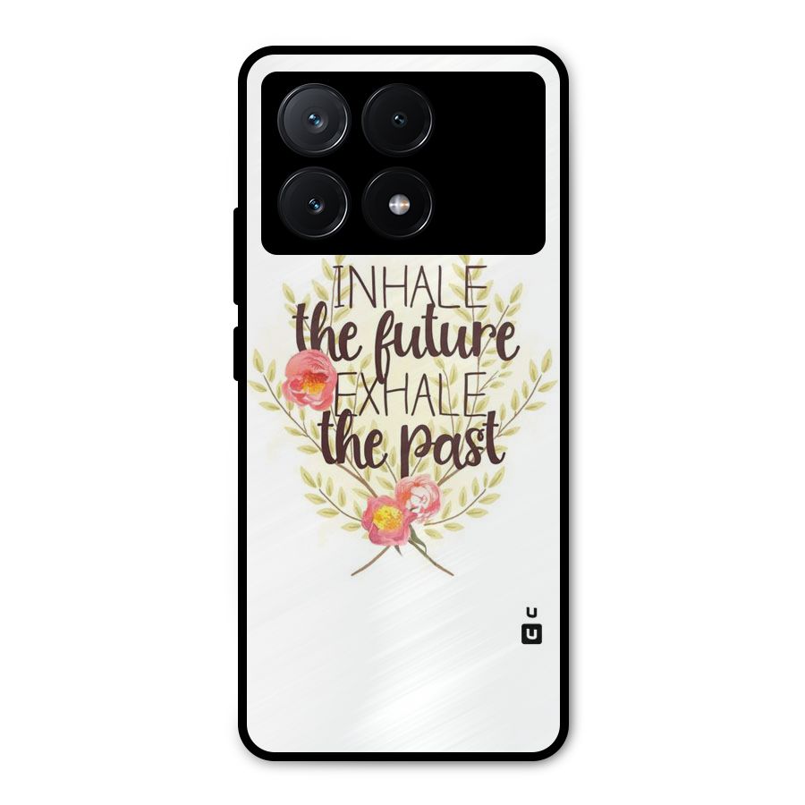 Inhale Future Metal Back Case for Poco X6 Pro