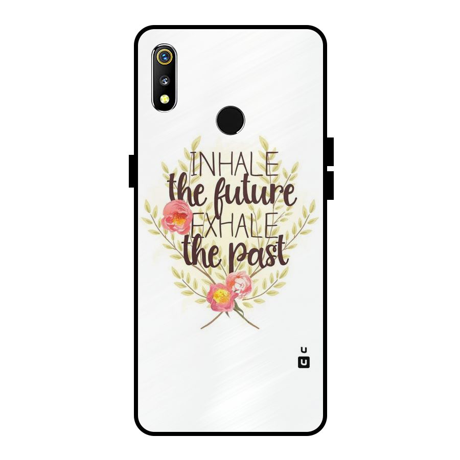 Inhale Future Metal Back Case for Realme 3