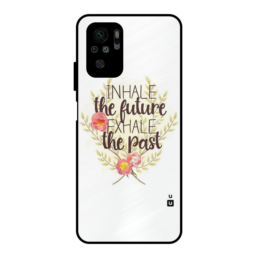 Inhale Future Metal Back Case for Redmi Note 10S