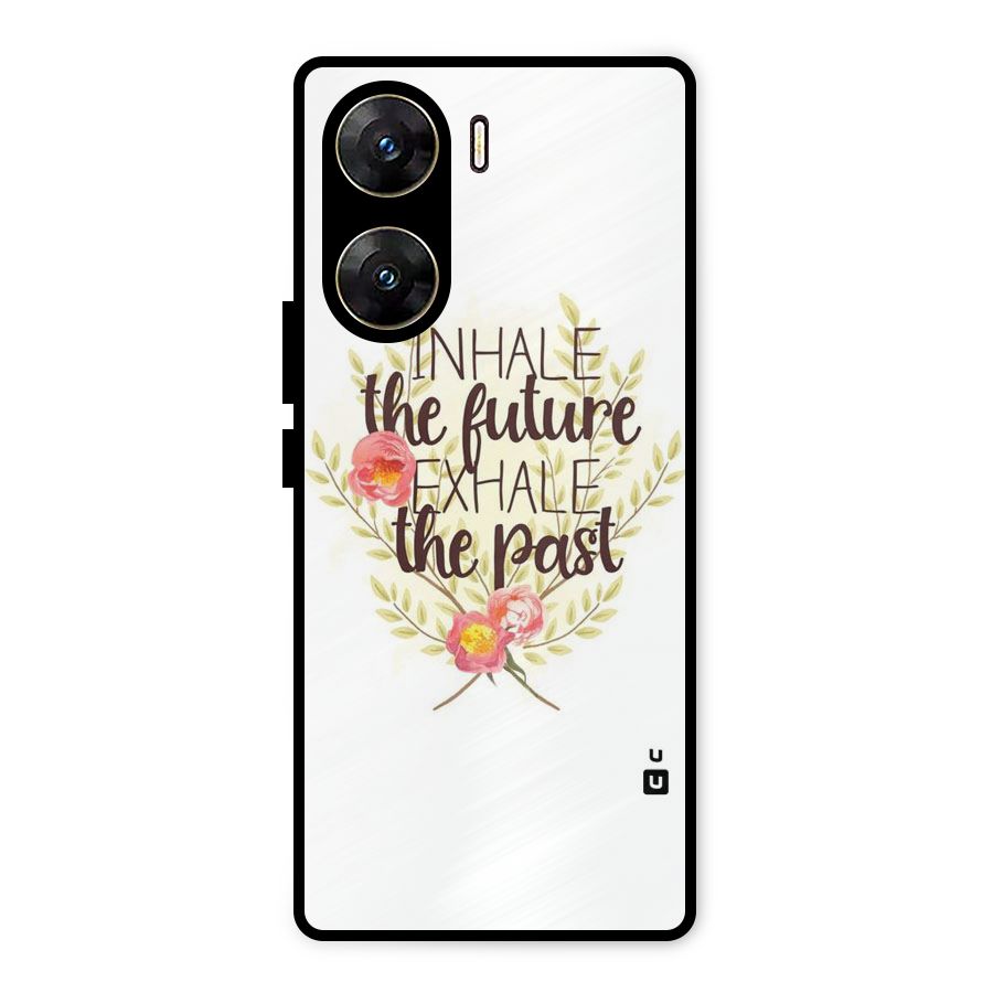Inhale Future Metal Back Case for Vivo V29e