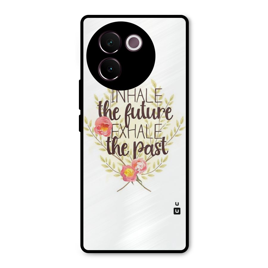 Inhale Future Metal Back Case for Vivo V30e