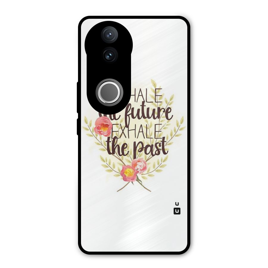 Inhale Future Metal Back Case for Vivo V50e