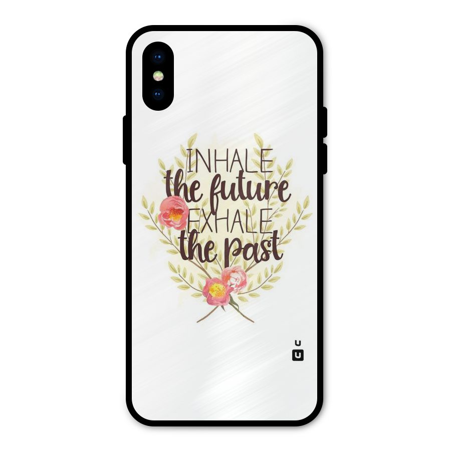 Inhale Future Metal Back Case for iPhone XS