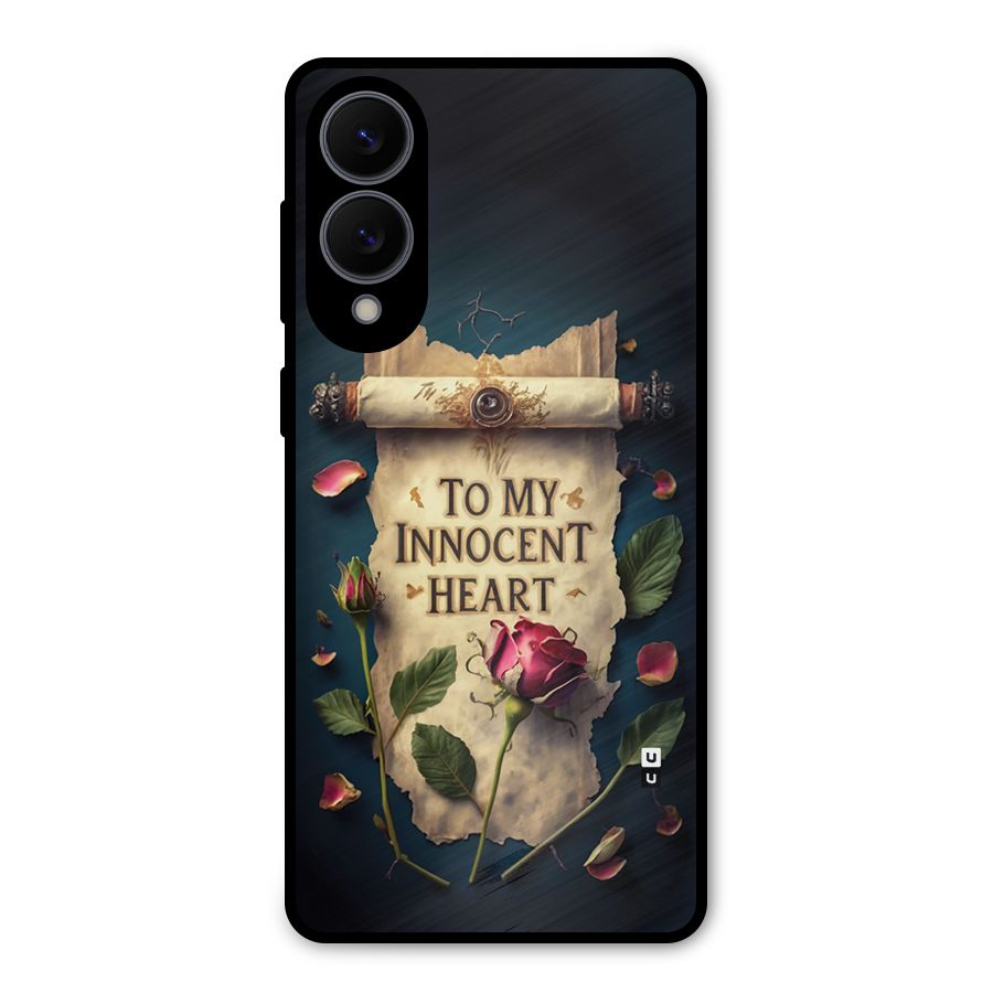 Innocence Of Heart Metal Back Case for Galaxy S25 Edge