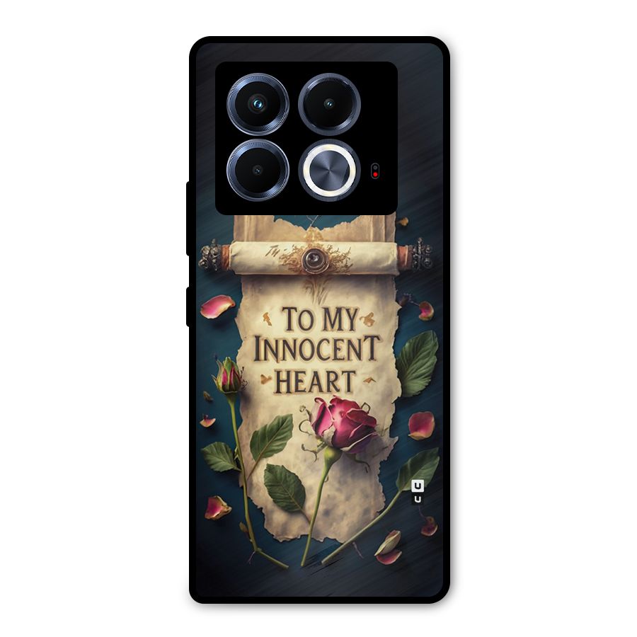 Innocence Of Heart Metal Back Case for Infinix Note 40 5G