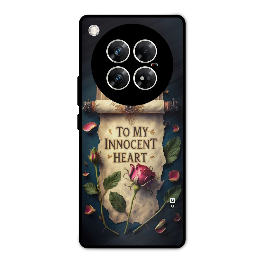 Innocence Of Heart Metal Back Case for Infinix Zero 40 5G