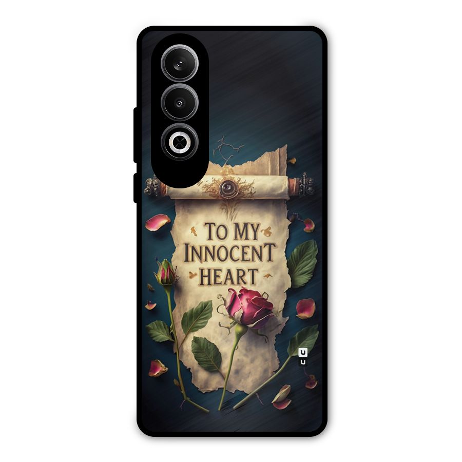 Innocence Of Heart Metal Back Case for OnePlus Nord CE4