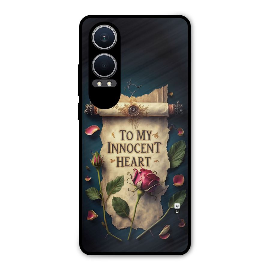 Innocence Of Heart Metal Back Case for OnePlus Nord CE4 Lite