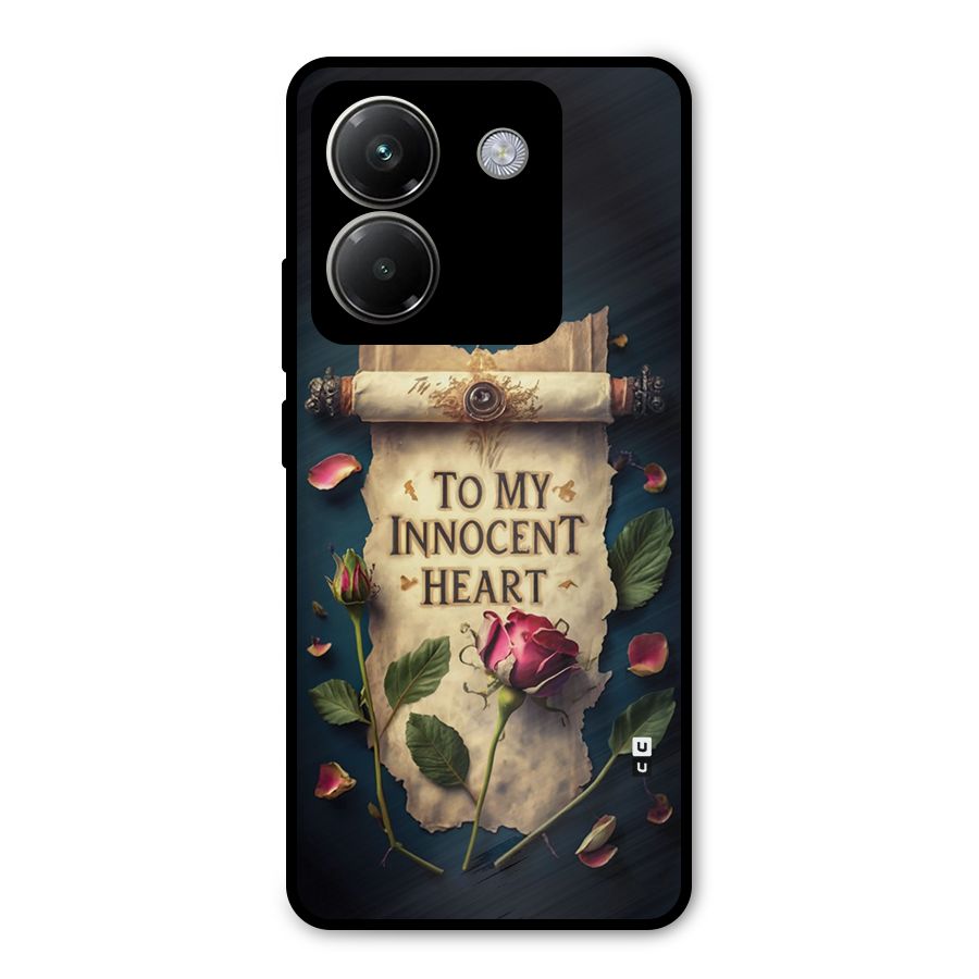 Innocence Of Heart Metal Back Case for Poco M7 Pro 5G