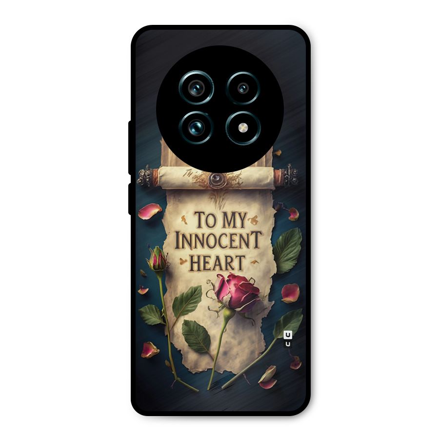 Innocence Of Heart Metal Back Case for Realme 13 Pro Plus