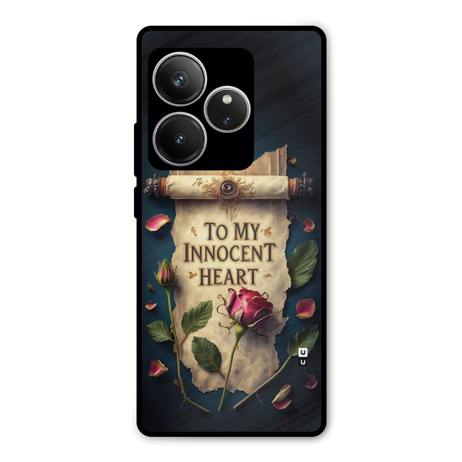 Innocence Of Heart Metal Back Case for Realme GT 6