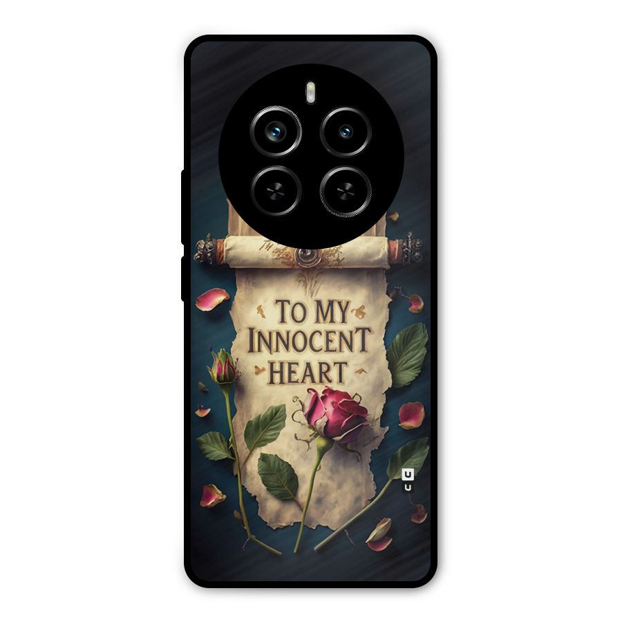 Innocence Of Heart Metal Back Case for Realme P1 Pro