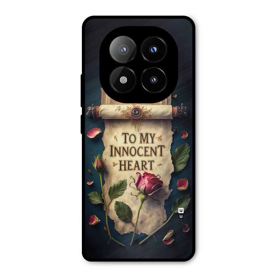 Innocence Of Heart Metal Back Case for Redmi Note 14 Pro Plus 5G