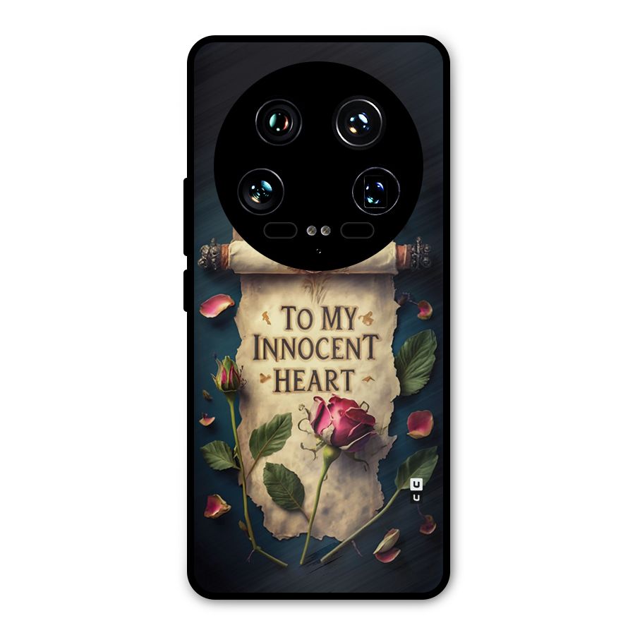 Innocence Of Heart Metal Back Case for Xiaomi 14 Ultra