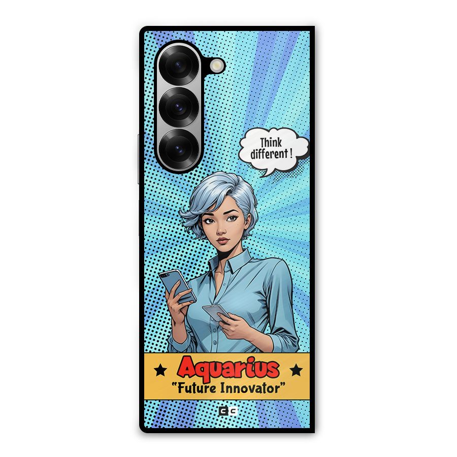 Innovative Aquarius Metal Back Case for Galaxy Z Fold6