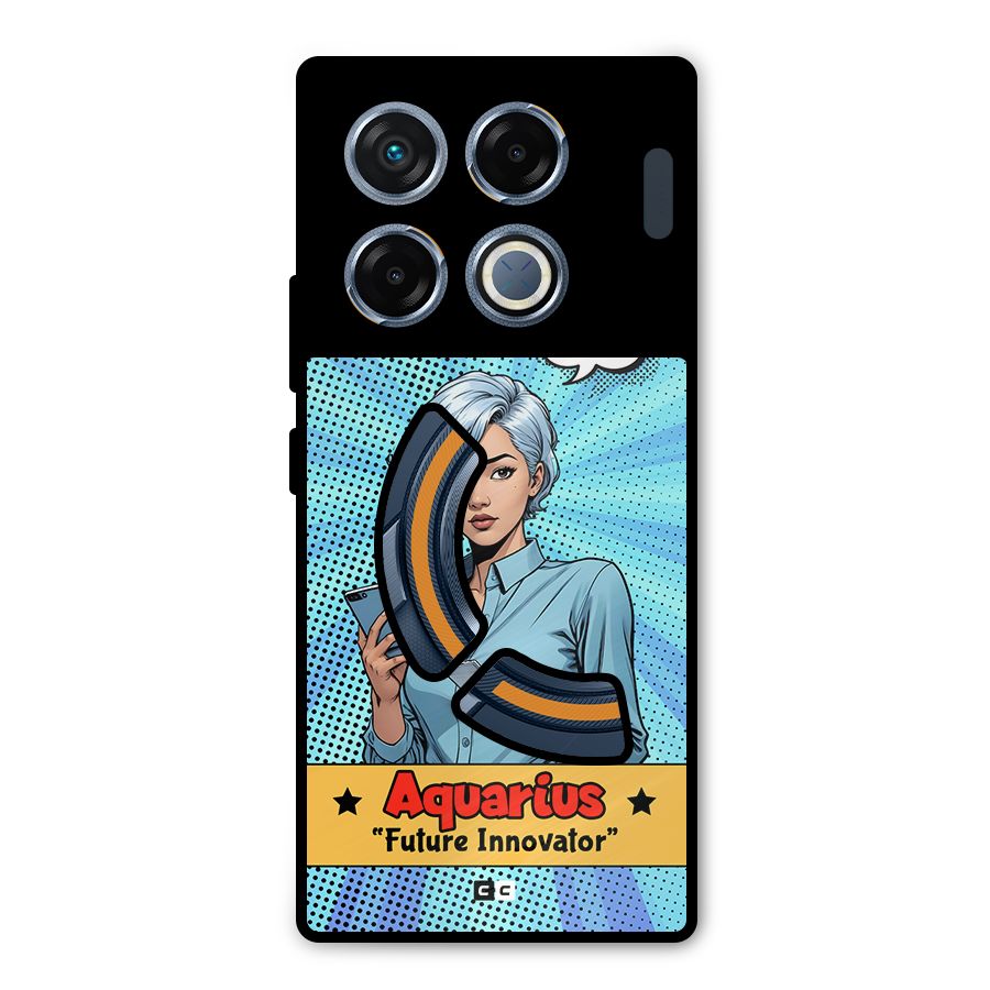 Innovative Aquarius Metal Back Case for Infinix GT 20 Pro