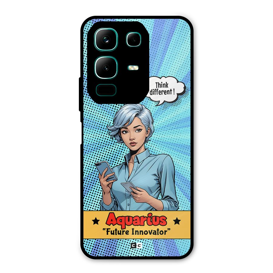 Innovative Aquarius Metal Back Case for Infinix Note 50x