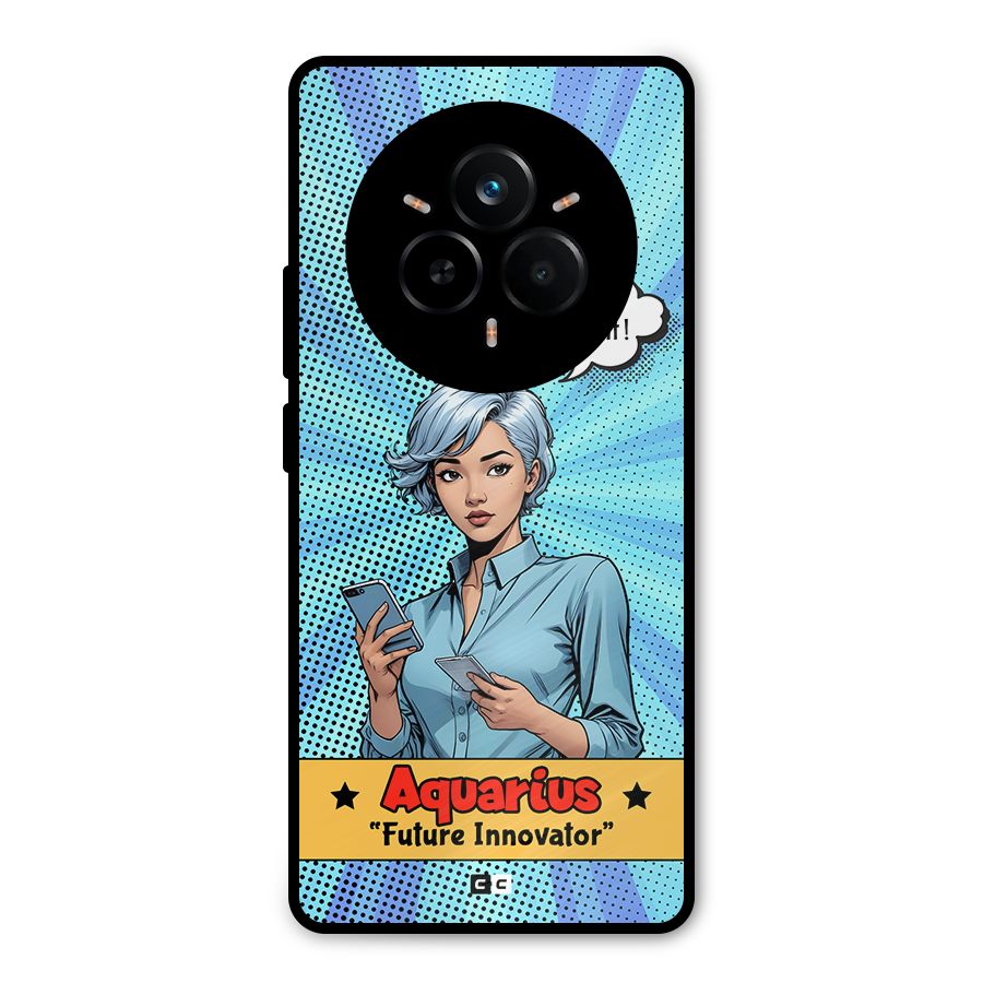 Innovative Aquarius Metal Back Case for Realme 14 Pro Plus