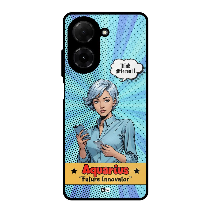 Innovative Aquarius Metal Back Case for Redmi A5 4G