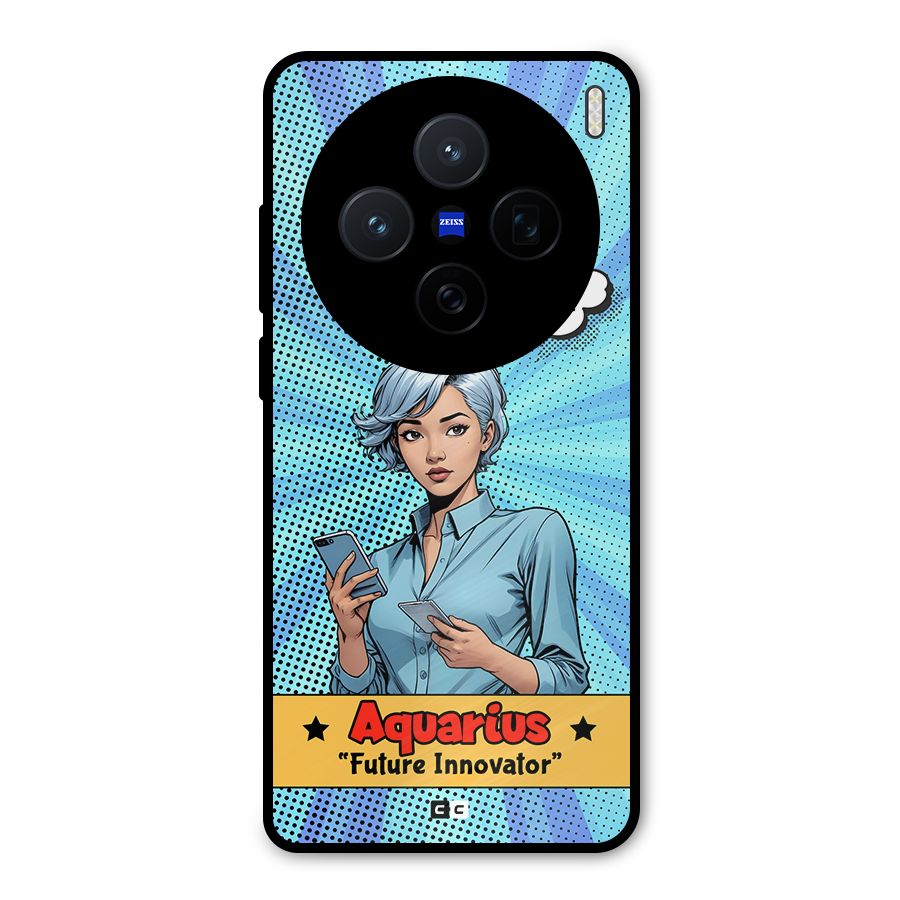 Innovative Aquarius Metal Back Case for Vivo X200