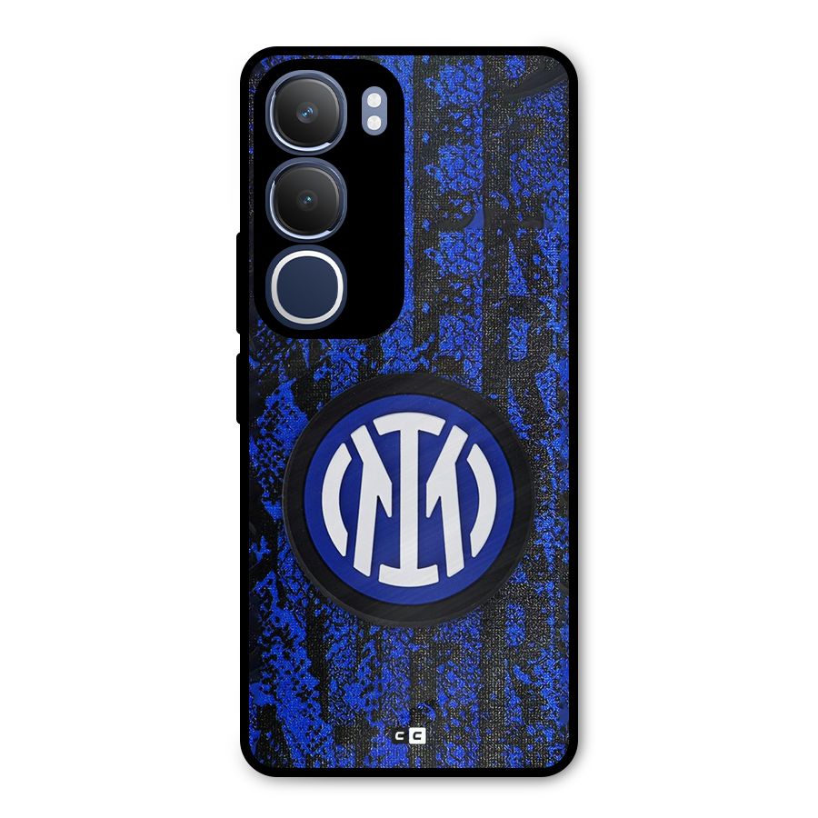 Inter Milan Texture Metal Back Case for Vivo Y29